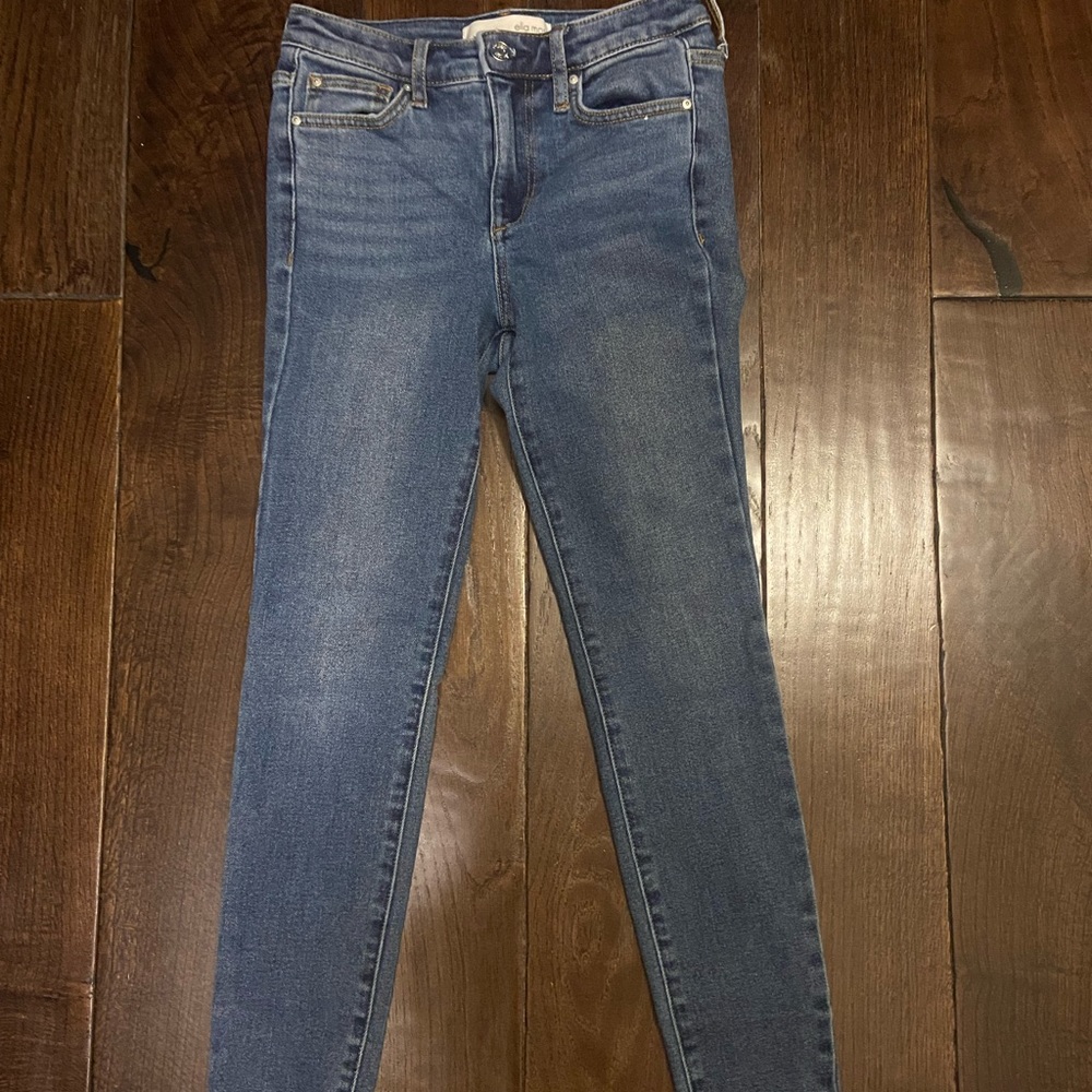 Ella Moss Skinny Ankle High Rose Jeans